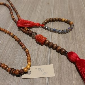 Elina Foster Long Chain and Bracelet Combo